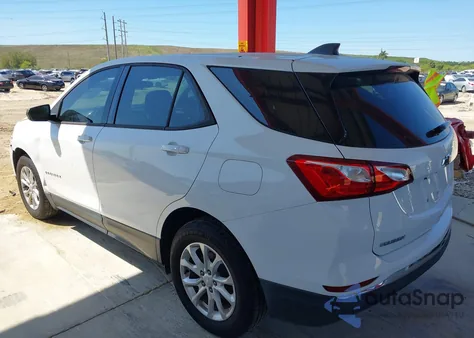 2018 Chevrolet Equinox Ls из США, поврежденный, VIN 3GNAXHEVXJS624182